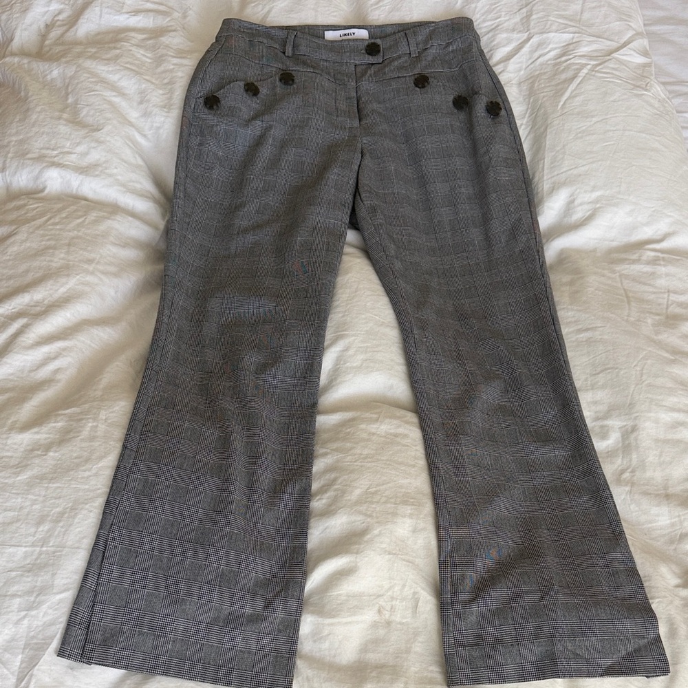 Likely Black and White Checkered Pants Size 2